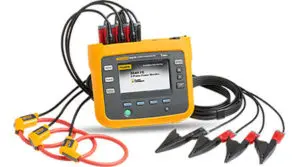 The Fluke 3540 three-phase power monitor and condition monitoring kit.